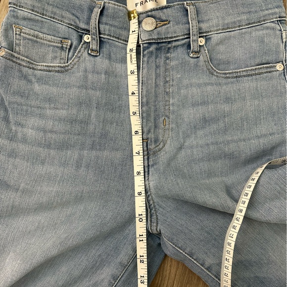 Frame Palazzo Crop Cutoff Jeans Wilson Raw After Size 26 - Picture 7 of 11